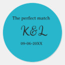 Search for couple round stickers Calligraphy typography elegant