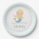 Search for mermaid paper plates Pink