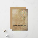 Search for hot air balloon valentines day cards Victorian