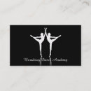 Search for dance instructor business cards Chic