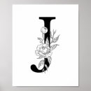 Search for letter j posters Floral