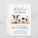 Search for holy cow birthday invitations Boho