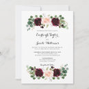 Search for blush and burgundy wedding invitations Boho bohemian