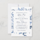 Search for something blue bridal shower invitations Calligraphy