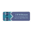 Search for diamond shape return address labels Contemporary