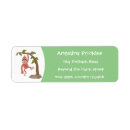 Search for orangutan return address labels Monkey