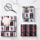 Search for queen of hearts wrapping paper Red