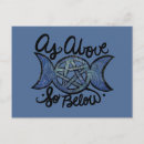 Search for wiccan art postcards Moon