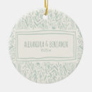 Search for sage green christmas tree decorations Floral