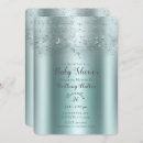 Search for teal and silver invitations Turquoise
