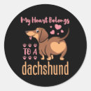 Search for dachshund hearts stickers Dog