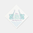 Search for blue elephant baby shower napkins Hearts