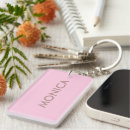 Search for pink rectangular key rings Simple