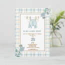 Search for blue gingham invitations Country