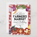Search for farmers market birthday invitations Modern