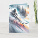 Search for snow skiing birthday cards Mountain