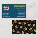 Search for fighting business cards Cartoon