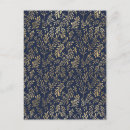 Search for chic pattern postcards Gold