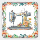 Search for vintage sewing stickers Flowers
