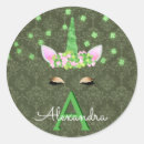Search for unicorn monogram stickers Sparkle
