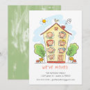 Search for cartoon home invitations New address