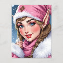 Search for christmas elf girl postcards Festive