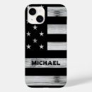 Search for black and white flag iphone cases Usa