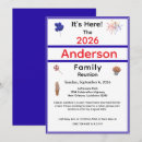 Search for patriotic event invitations Red white and blue