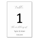 Search for monogram table cards Minimal