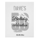 Search for birthday posters modern