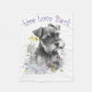 Search for schnauzer blankets Dog lover