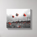 Search for red poppy canvas prints Poppies