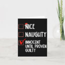Search for naughty or nice christmas cards Funny