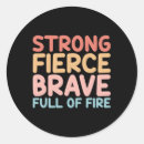 Search for brave stickers Fearless