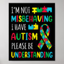 Search for autism puzzle ribbon posters Acceptance