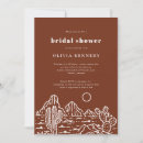 Search for texas bridal shower invitations Desert