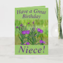 Search for great niece birthday cards Floral