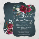 Search for rustic winter bridal shower invitations Watercolor floral