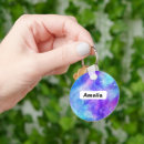 Search for blue galaxy key rings Nebula