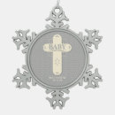 Search for yellow and grey christmas tree decorations Baby