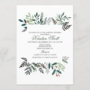 Search for wreath bridal shower invitations Mistletoe