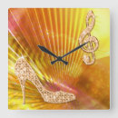 Search for music notes pattern clocks For her