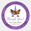 Search for purple halloween stickers Girl baby shower