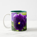 Search for purple pansy mugs Pansies