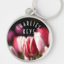 Search for white tulips key rings Pink