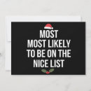 Search for nice list christmas cards Santa