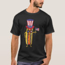 Search for 4th of july hotdog tshirts Usa