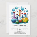 Search for mad scientist birthday invitations Whimsical