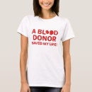 Search for blood donor tshirts Donate