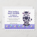 Search for cute cow party baby pregnancy invitations For her